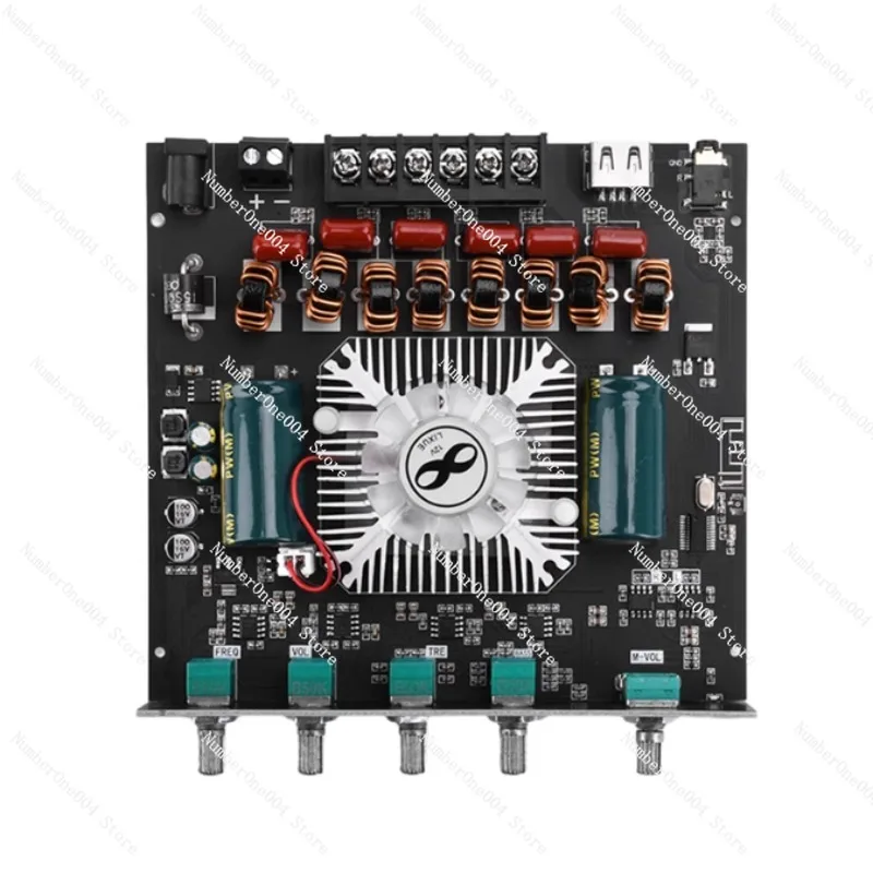 

TPA3255 Bluetooth Digital Amplifier Board ZK-AS21 2.1 Channel Portable Practical Multifunctional Amplifier Board
