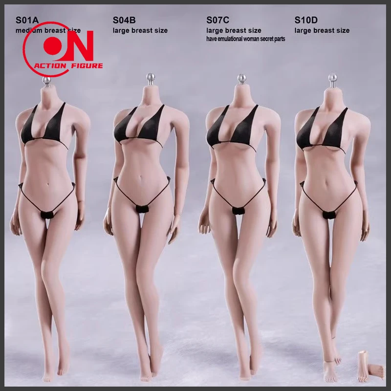 

TBLeague Phicen 1/6 S04B S07C S10D S01A Medium Super Flexible Pale Female Seamless Body Stainless Steel Skeleton Action Figure