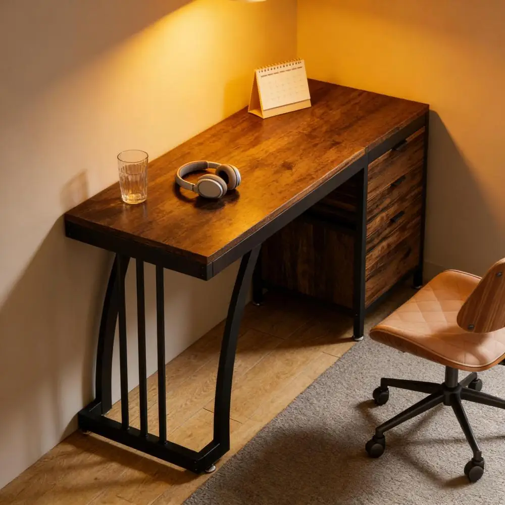 Extensive Office Desk,Computer Desk,Elegant Writing Desk