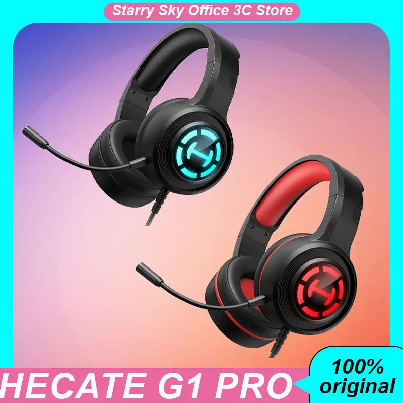 Hecate G1pro Headphone Usb Wired Earphone Over Ear Dynamic Headset Customized Gaming Headphones Laptop Accessories Gamer Gift