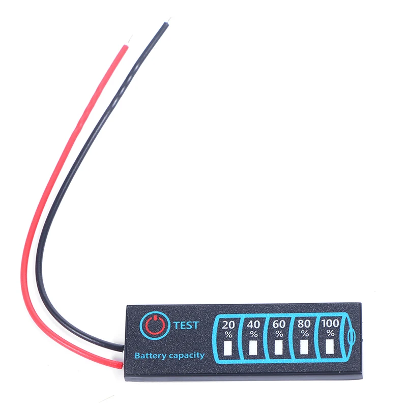 2-8S DC5-30V Battery Level Indicator 18650 Li-ion Lipo Lithium Lead Acid Tester LCD Display Meter Module Capacity Voltage Meter