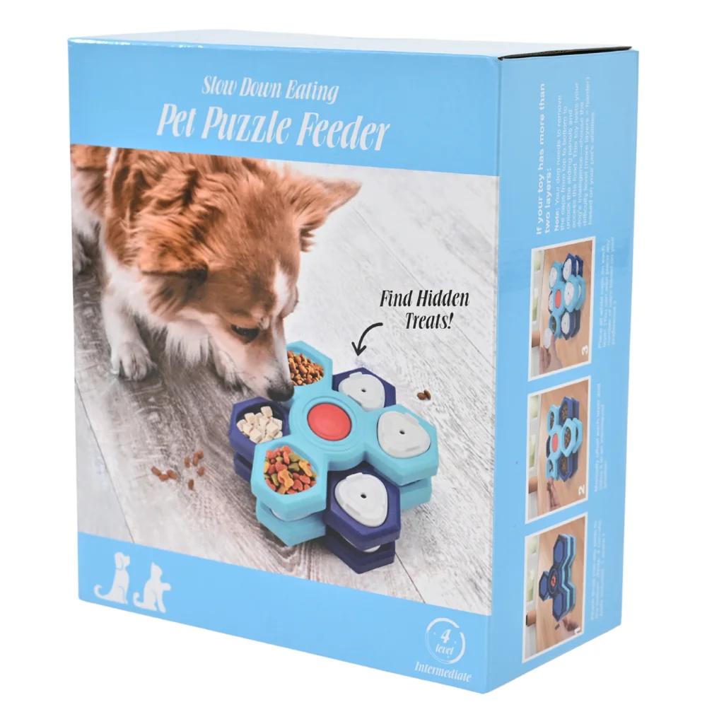 Dog Puzzle Toy Interactive Treat Dispenser 10PCS