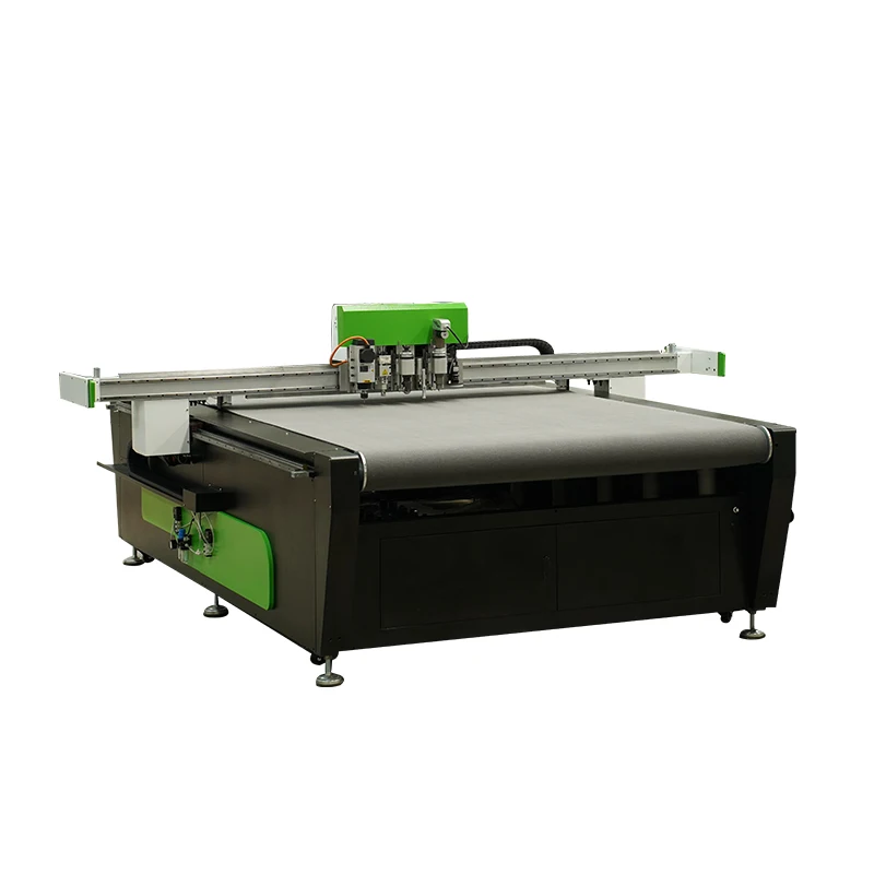 Cost effective lunch box beauty packaging empty cosmetic carton frozen box food flatbed cnc cutter plotter with the Spindle