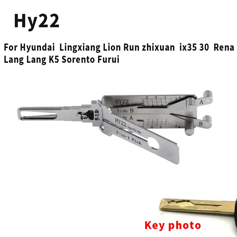 LISHI 2-in-1-Decoder für Volkswagen, Audi, Mercedes-Benz, Skoda, Porsche, Ford, Chevy, Buick, Hyundai, Toyota, BMW Schlosswerkzeug