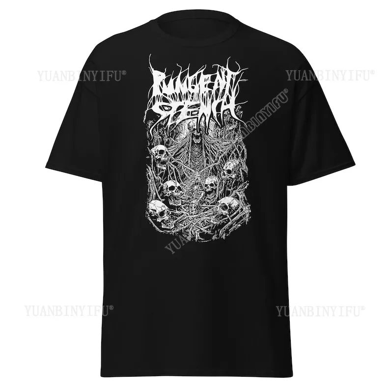 Pungent Stench T-Shirt Old School Death Metal Merch Gothic Death Metal Band Round Neck, Pure Cotton, Short Sleeve, Shirt