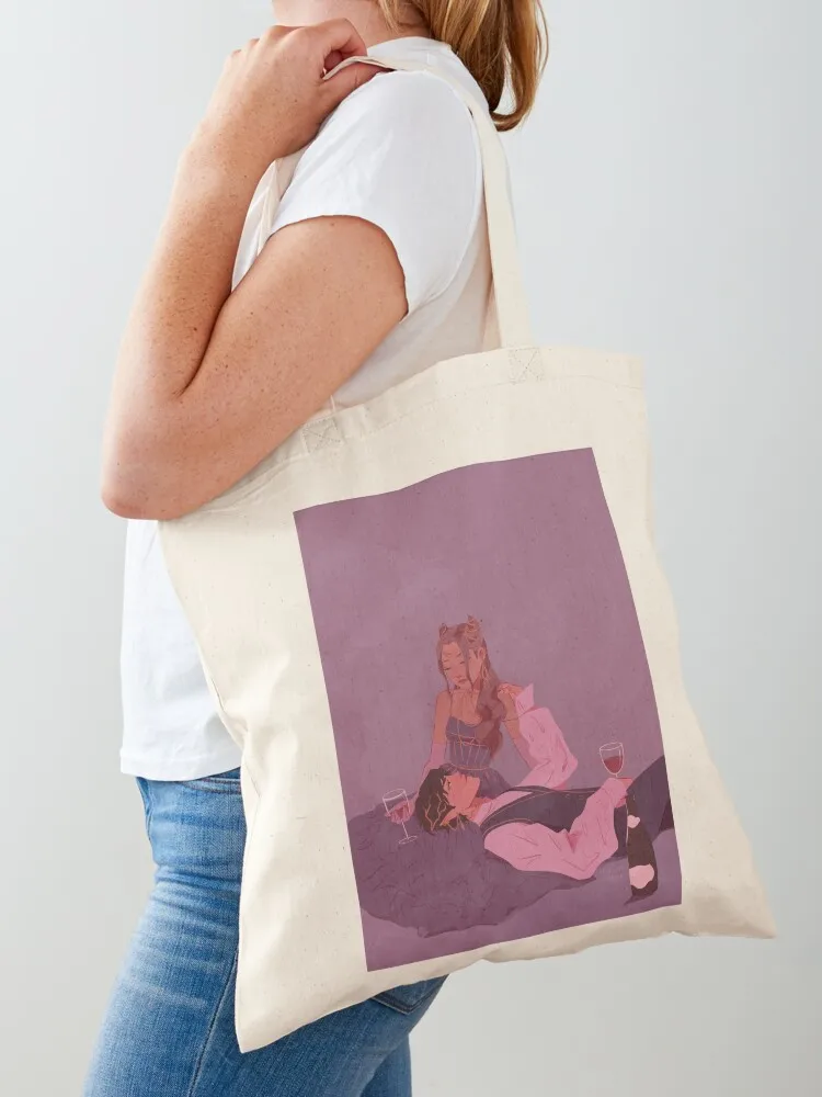

Cardan and His Wife Tote Bag shopping cart bags sac pour femme Cloth bag Beach bag