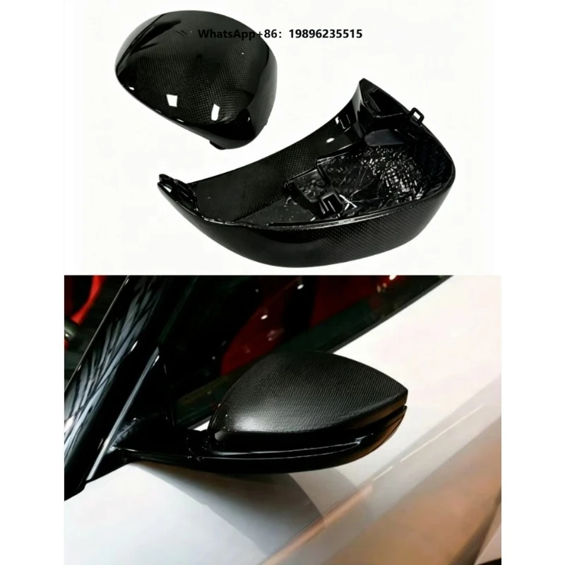 For 12 OEM Style Dry Carbon Fiber Rear Mirror Cover Mirror Housing Factory