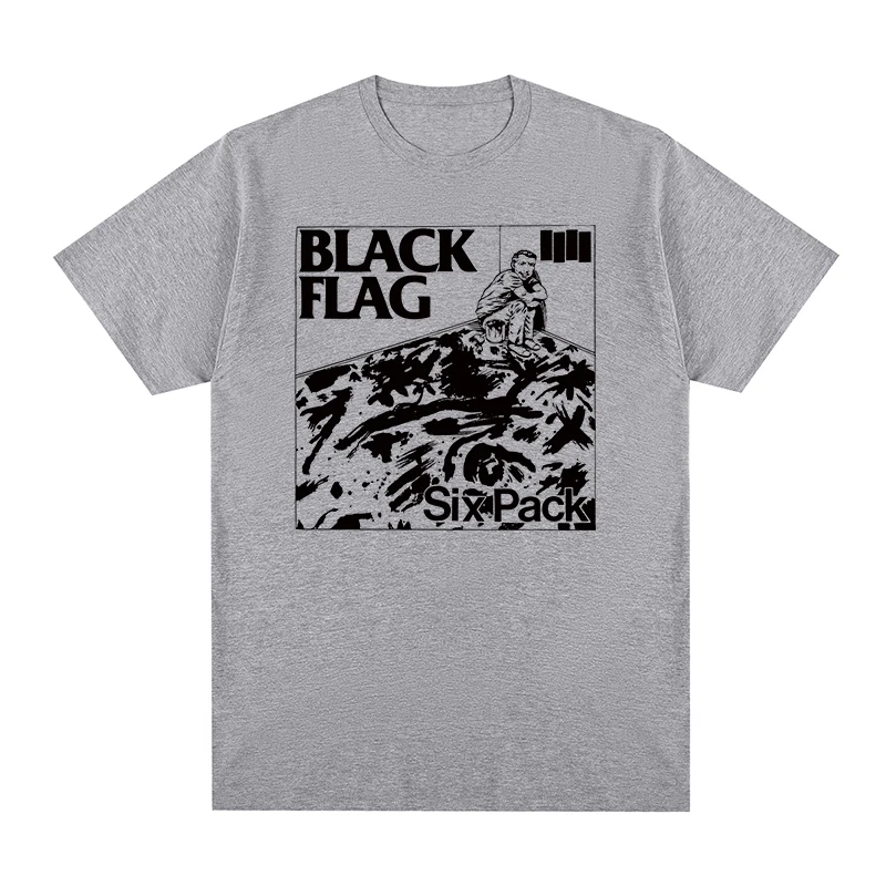 black flag rock band vintage punk summer t-shirt Cotton Men T shirt New TEE TSHIRT Womens tops