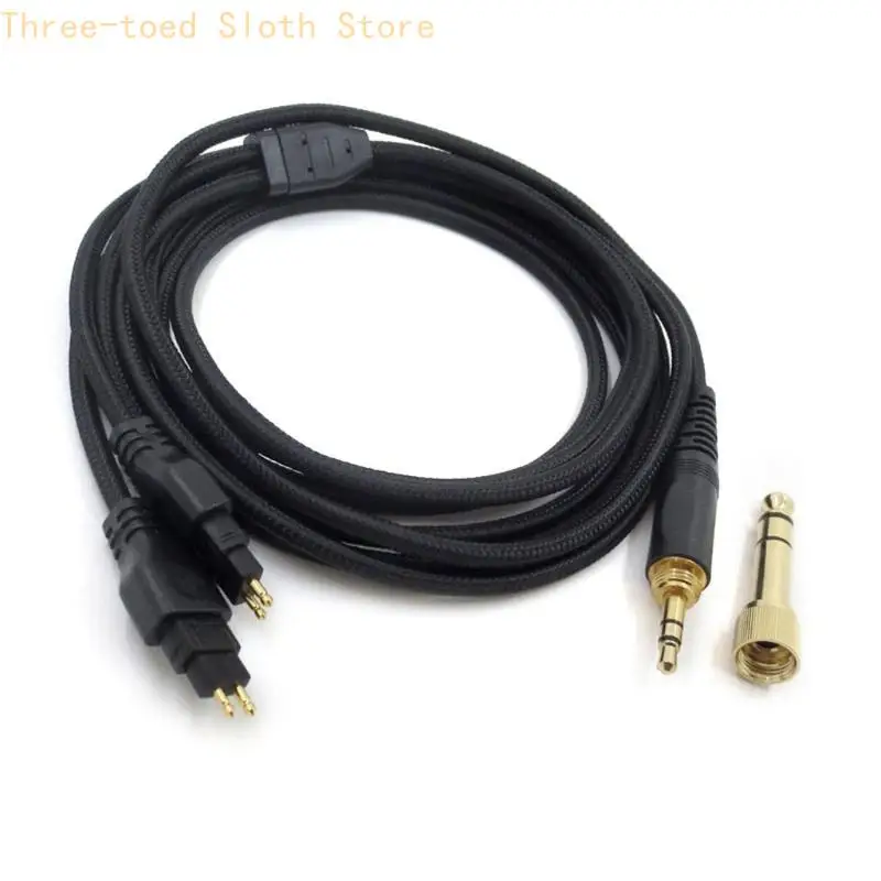 Sennheiser-HD580 HD600 HD650 HD660SイヤホンE74A用の交換オーディオケーブル