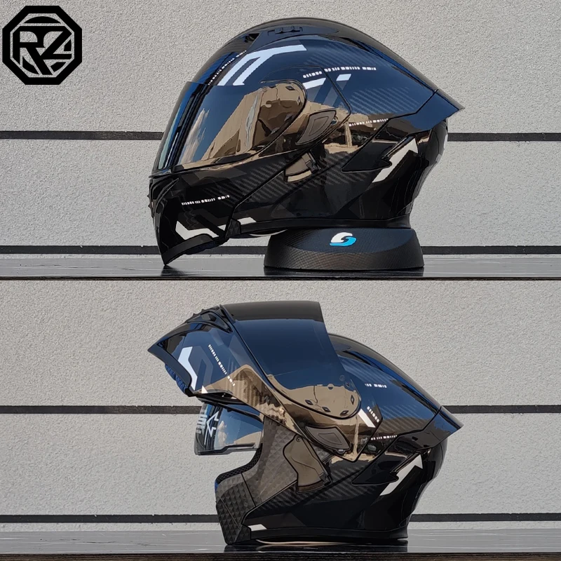 

ORZ профессиональный мотоциклетный модульный флип-шлем с двумя линзами, персонализированный хвостовое крыло, одобренный DOT Casco Para Motos