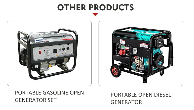 3 phase air cooled CE 5kw  generator portable gasoline silent generator portable inverter portable generator