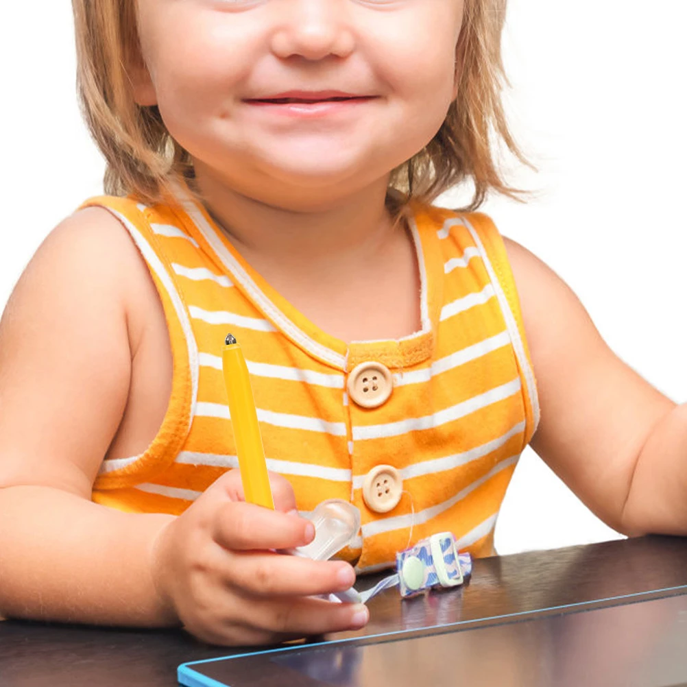 4 Pcs Magnetic Drawing Board Pen Writing Checkerboard Portable Replacement Plastic Pens Small Handheld