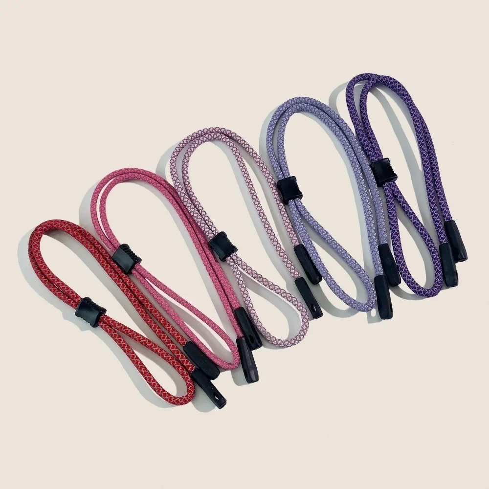 

Sports Sunglasses Rope Reflective Lanyard Strap Eyeglass Strap Non-Slip with Adjustable Buckles Eyewear Cord Holder