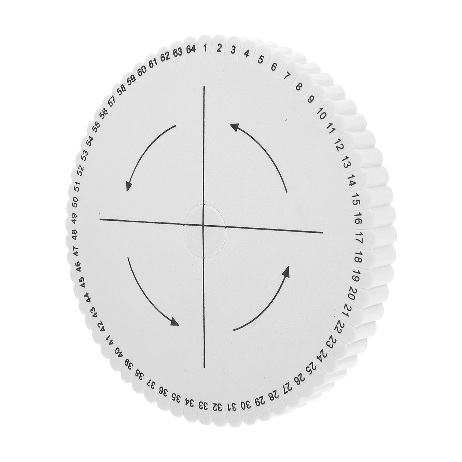 

64-Slot Braiding Disk for Kumihimo Bracelet Making Thick Hard Board Round Braided Cord DIY Tool Bracelet Kit Board