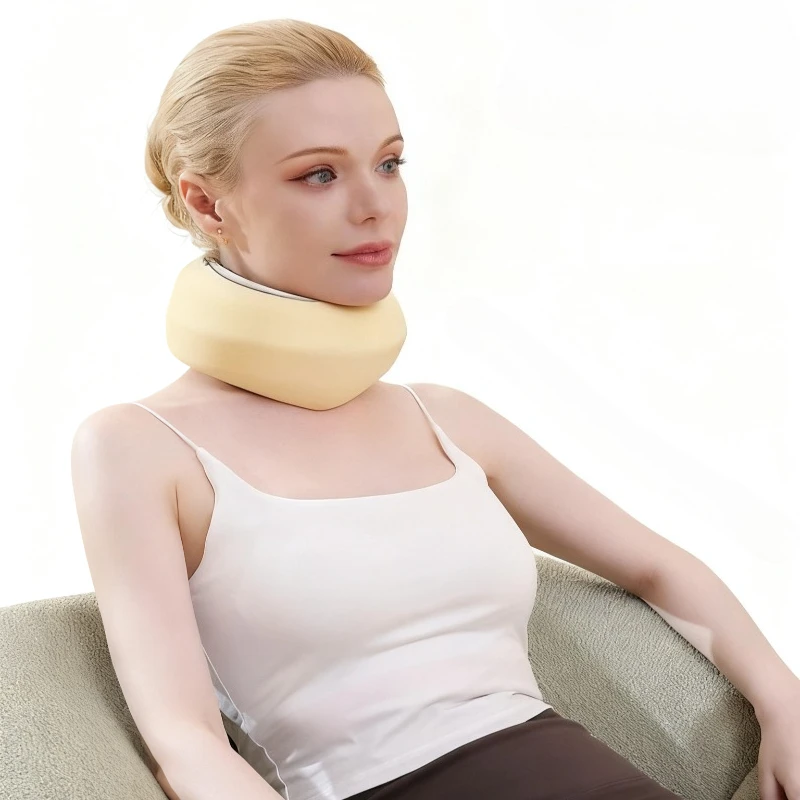 새로운 목 지지대, 장시간 앉아 있어도 편안한 경추 베개, 경추 완화, 머리 처짐 방지 목 보호대, 크리스마스 선물