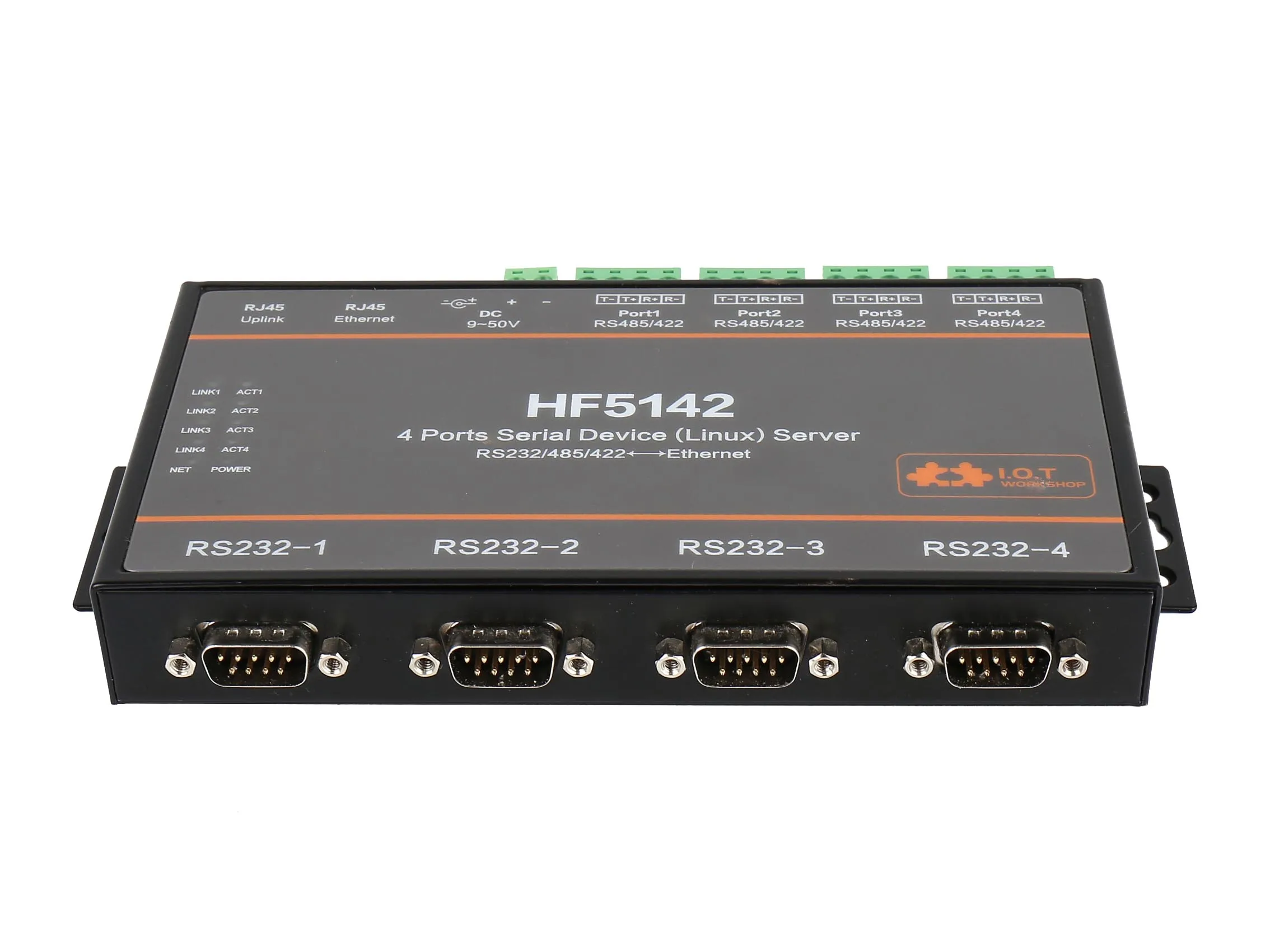 Imagem -04 - Servidor de Rede Serial Doméstico Dispositivo Rtos Hf5142 Rs232 Rs485 Rs422 para Conversor Ethernet Tcp ip Telnet Modbus