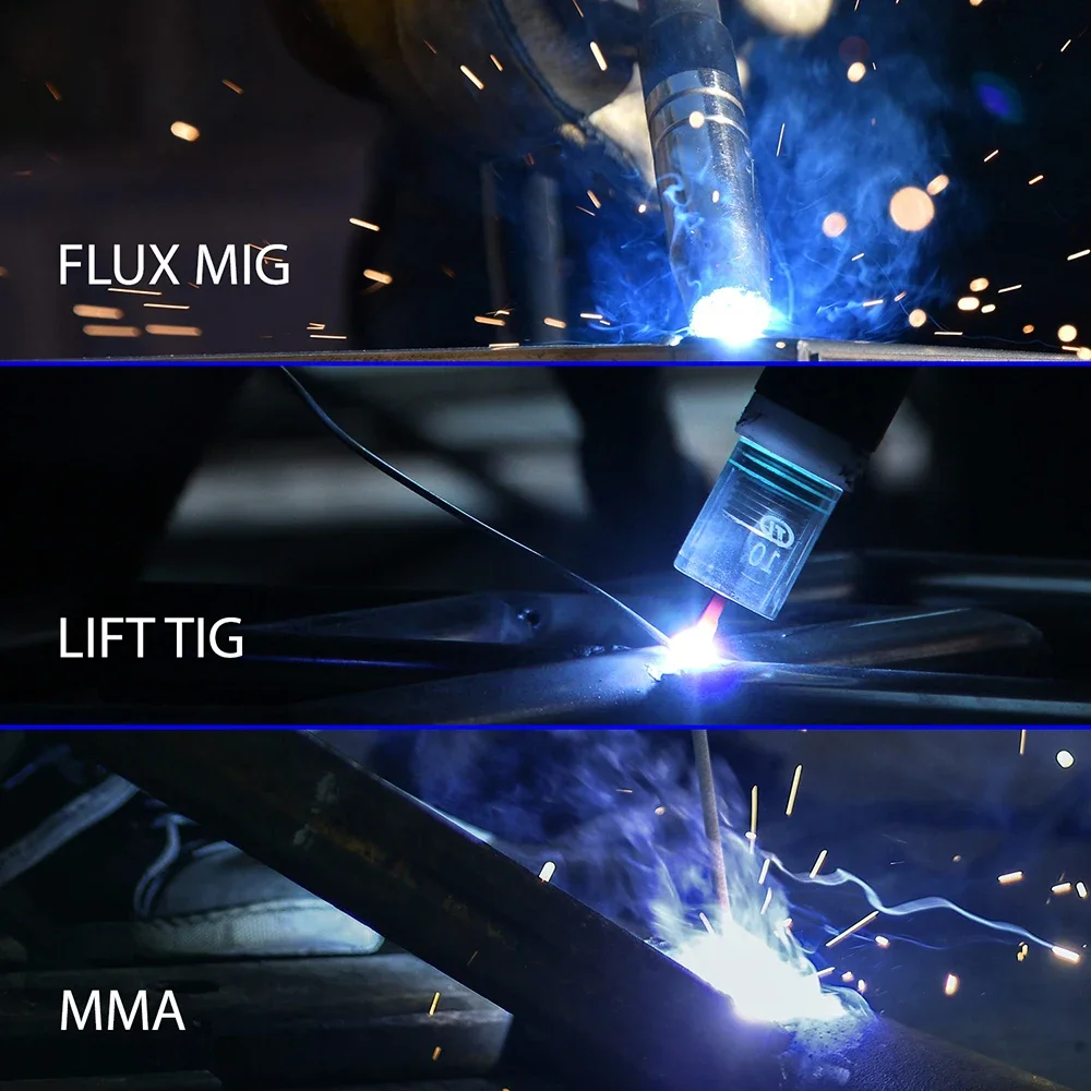 ANDELI 220V Semi-automatic Welding Machine Lift TIG MMA MIG 3 in 1 Gasless MIG Welder for Household MIG-250ME