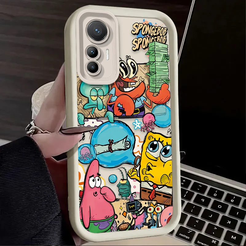 SpongeBob Dolls Shockproof Full Case for Xiaomi Poco F7 F6 F5 F4 F3 M5s C65 C75 C71 X7 X6 X5 X4 GT X3 NFC M7 M6 Pro 4G 5G Cover view 3