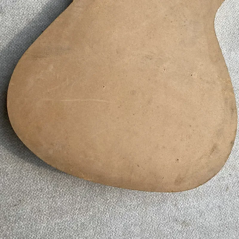 FB024 Unfinished Raw Materials Solid Wood+Ply Wood ST Electric Guitar Body for DIY Replace No Paints Right Or Left Hand Uncut