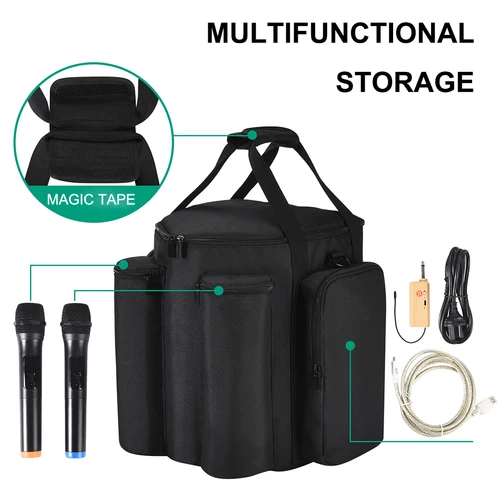 Imagen 2 del producto Bolsa de almacenamiento de transporte para Bose S1 PRO, estuche de transporte de gran capacidad, bolso de hombro portátil, accesorios de altavoz anticaída