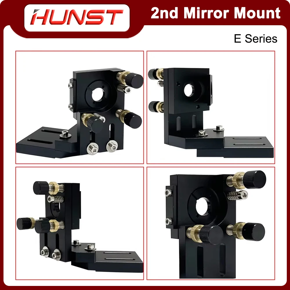 Hunst E Series CO2 أسود ثاني ليزر جبل مرآة جبل 25 مم عدسة قوس متكامل لآلات النقش والقطع بالليزر
