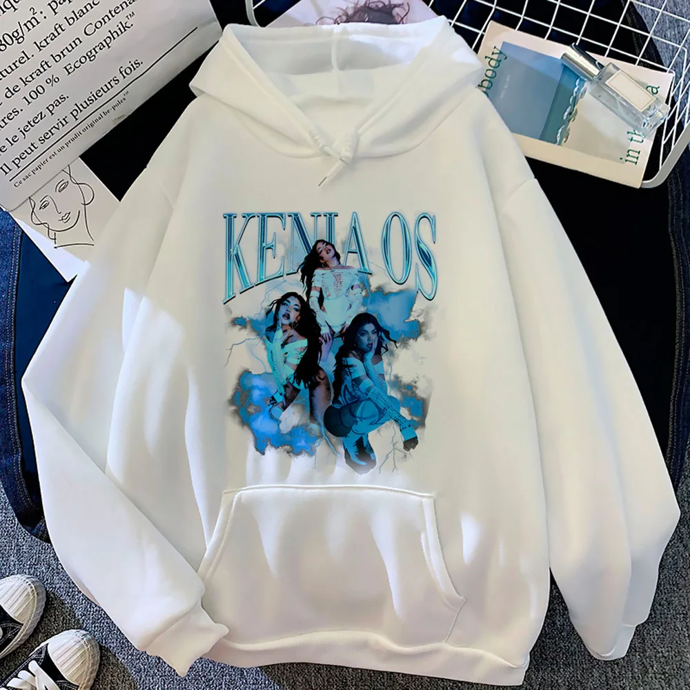 Sudadera con capucha de Kenia Os para mujer, suéter de anime de diseño impreso, sudaderas con estampado de manga japonesa, estilo moderno, Invierno
