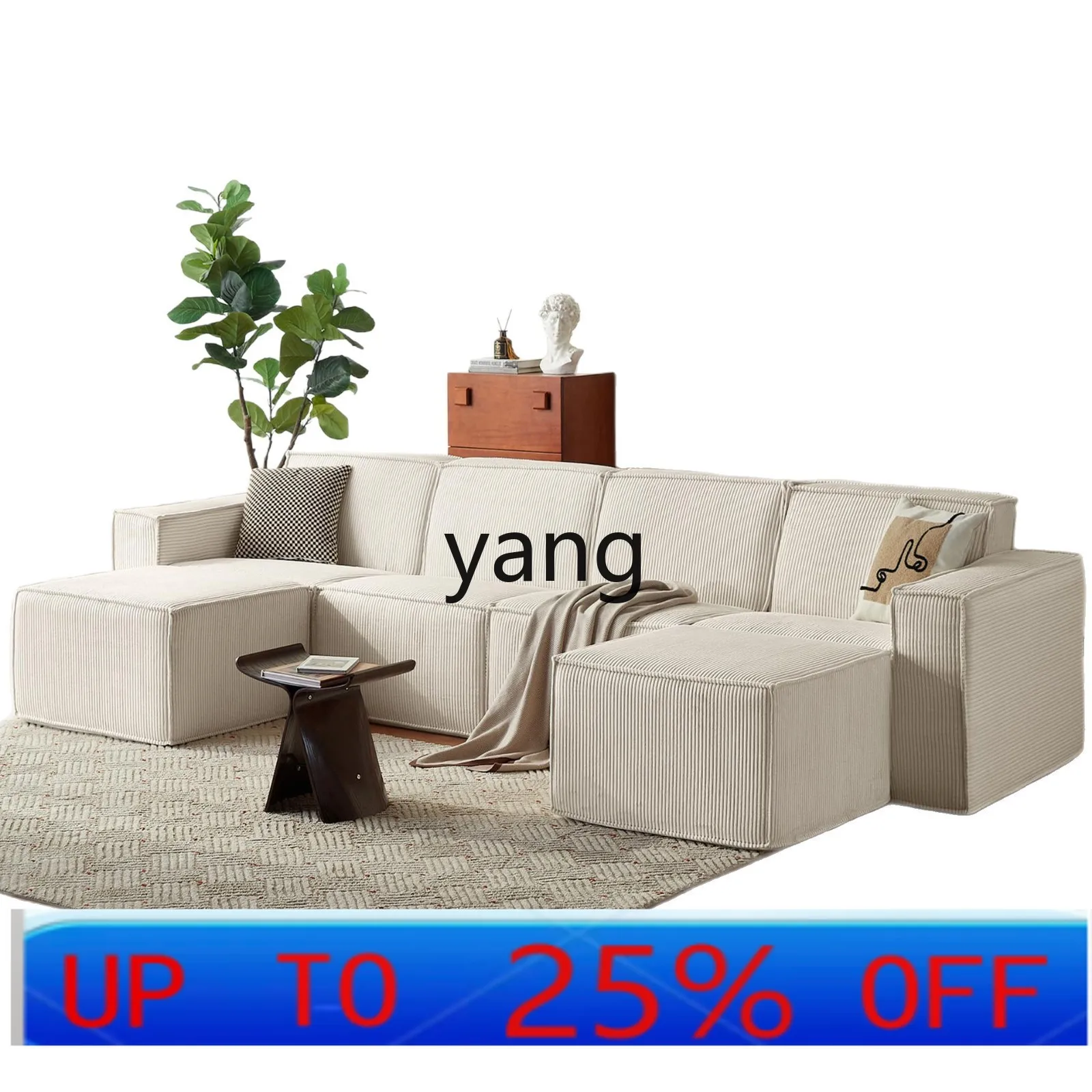 

LMM sofa module cloud sofa is easy and free to install, modern home living room fabric sofa