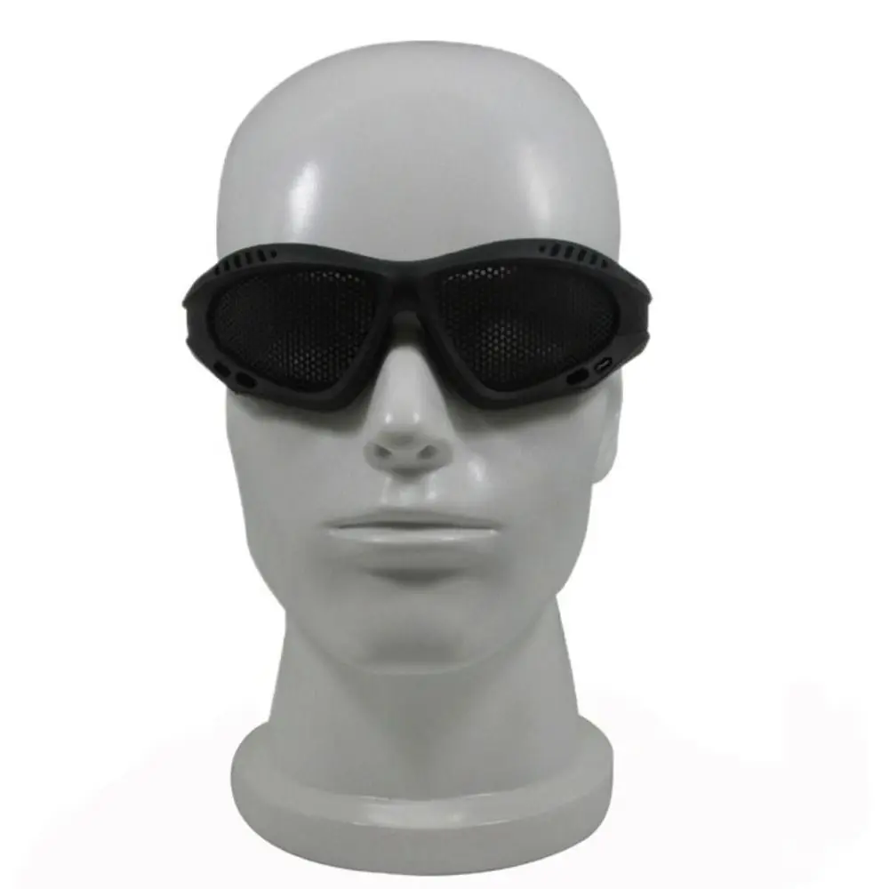 

Metal Mesh Protective Eyewear Adjustable Eye Protection Hiking Glasses Safety Anti Fog Protective Glasses Travel