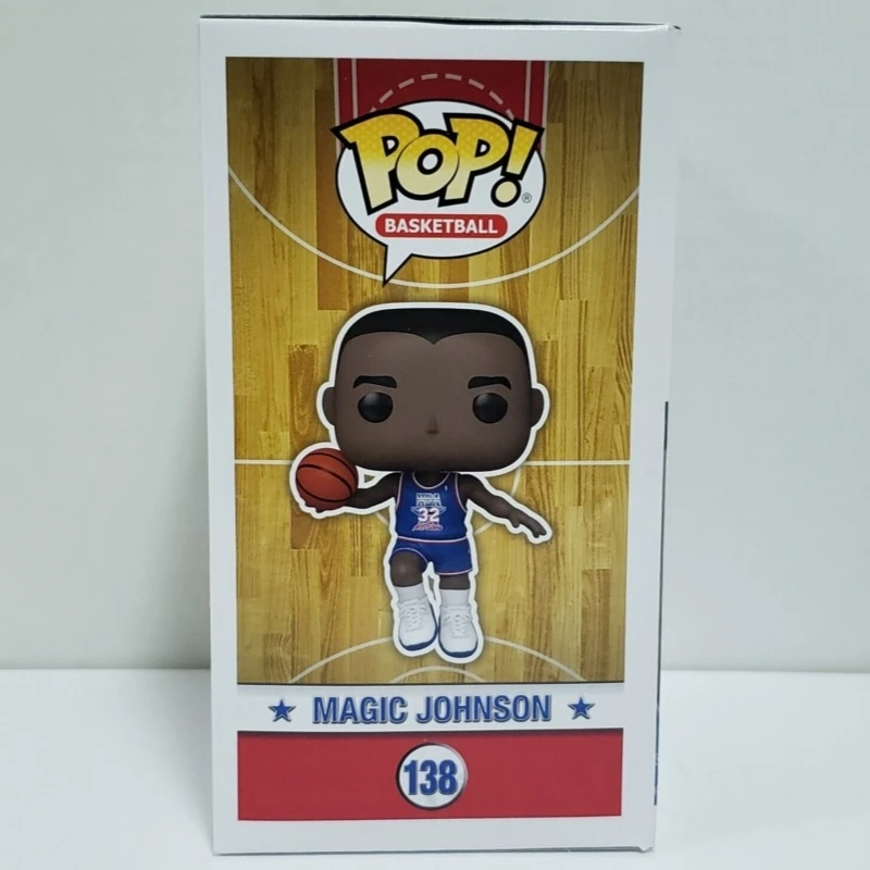 NBA Basketball All-Stars 1992 Magic Johnson #138 Funko Pop! Original Vinyl Figure Collectible Model Desktop Decor Gift for Fans - view 3