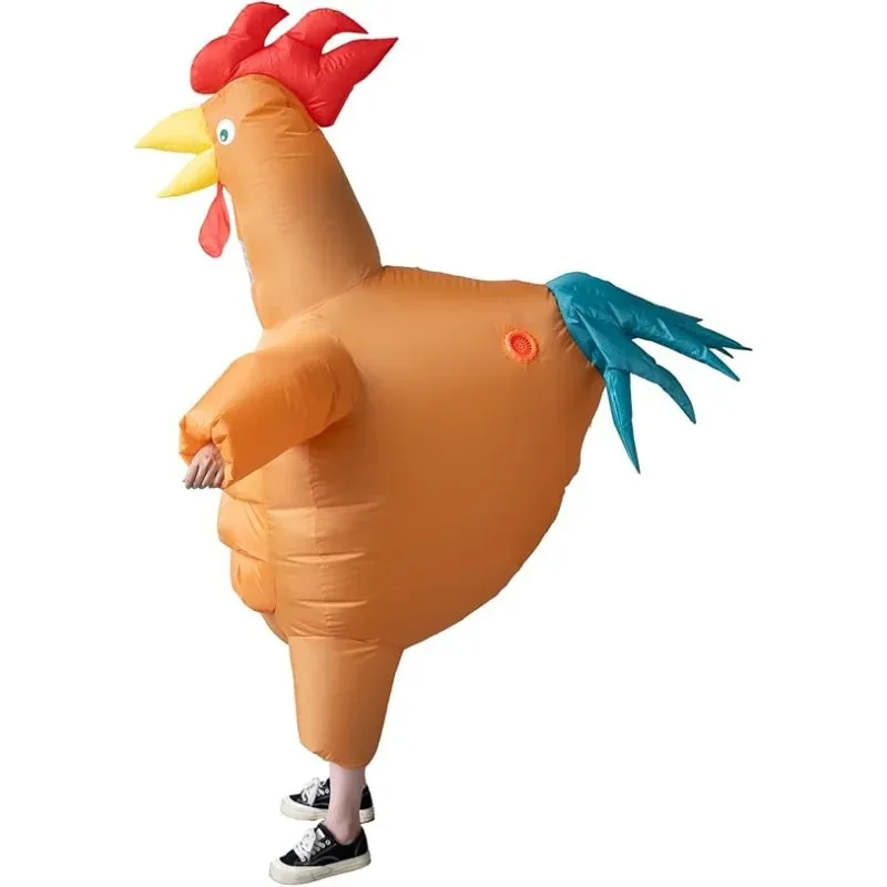 

25COSMuscle chicken inflatable costume adult cartoon Halloween costume Christmas party party spoof funny animal inflatable costu