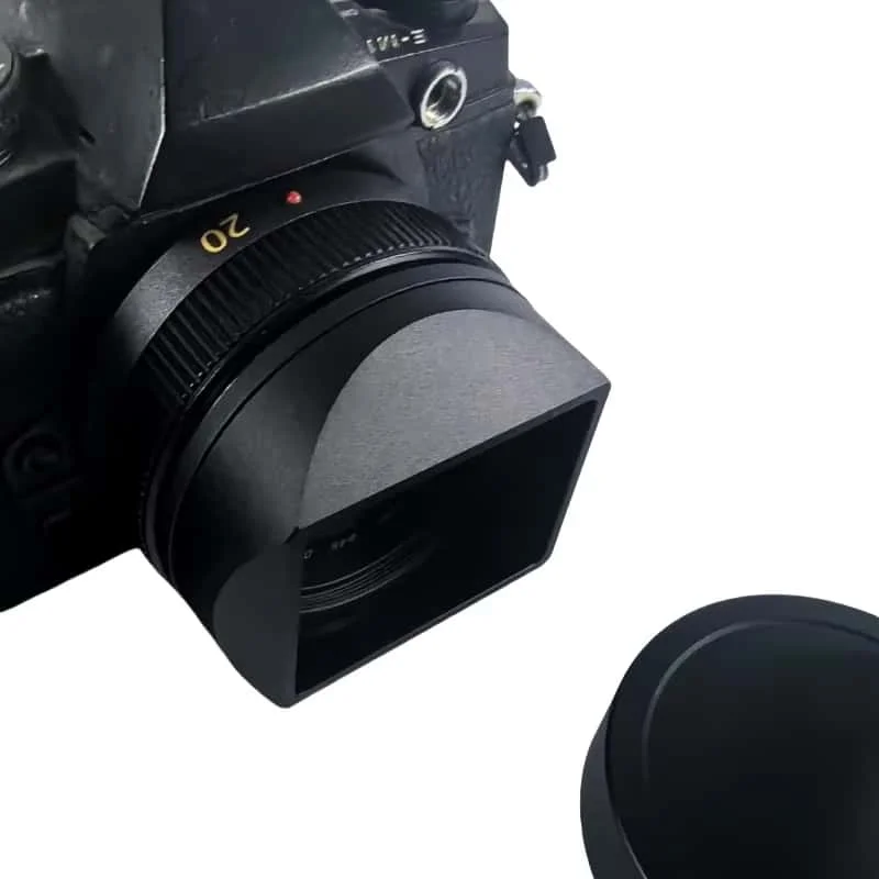 【防湿庫保管】Panasonic LUMIX G 20mm F1.7 ASPH. Metal Square Lens Hood With Cap for Panasonic LUMIX G 20mm F1.7 I
