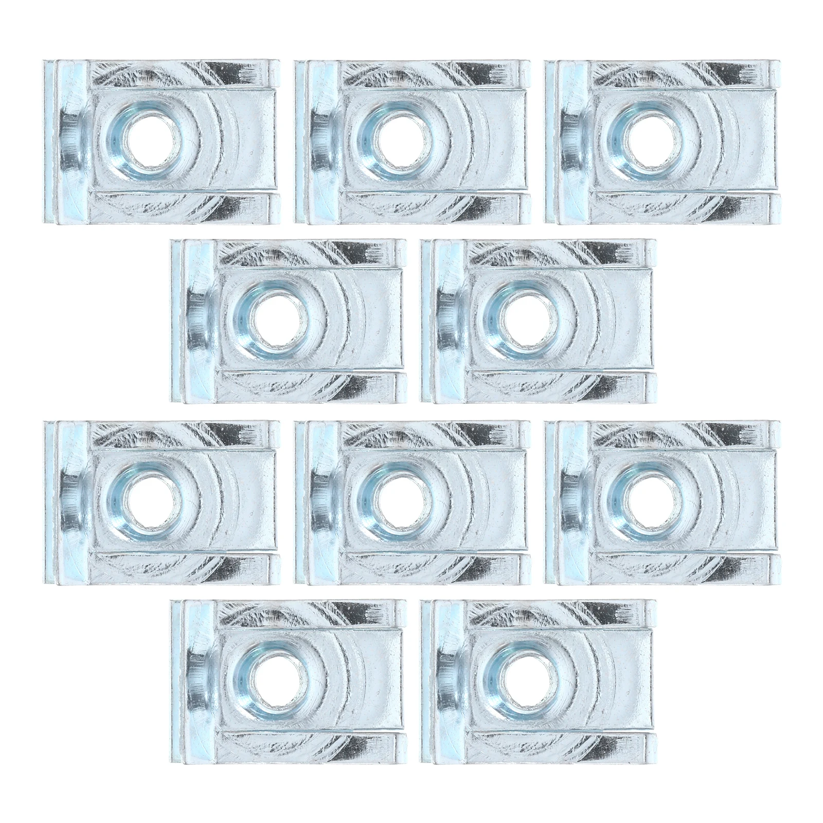 

10pcs M5 U Nut Fasteners Manganese Steel Spire Clip For Panel Bumper Fixing Motorcycle Fairing Bodywork Wire Holder