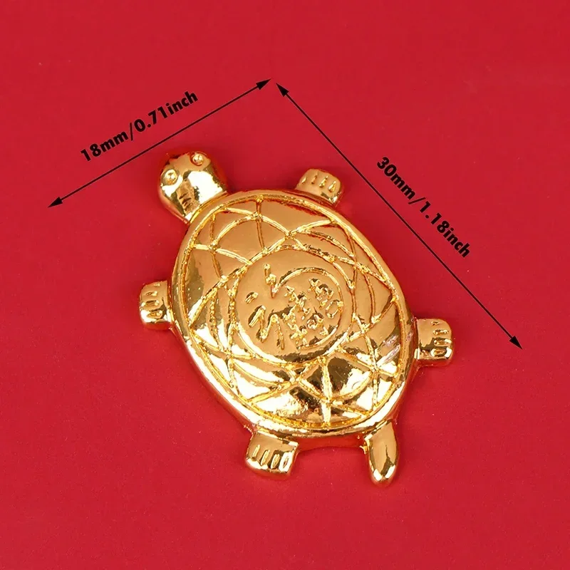 Cute Asakusa Turtle Small Golden Tortoise Guarding Praying Lucky Wealth Put It in Your Own Wallet Home Decor Lucky Gift 2024