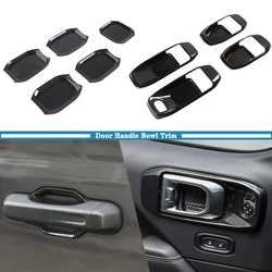Car Tailgate Front Rear Door Bowl Decoration Cover Trim for Jeep Wrangler JL JT Gladiator 2018 2019 2020 2021 2022 2023 2024