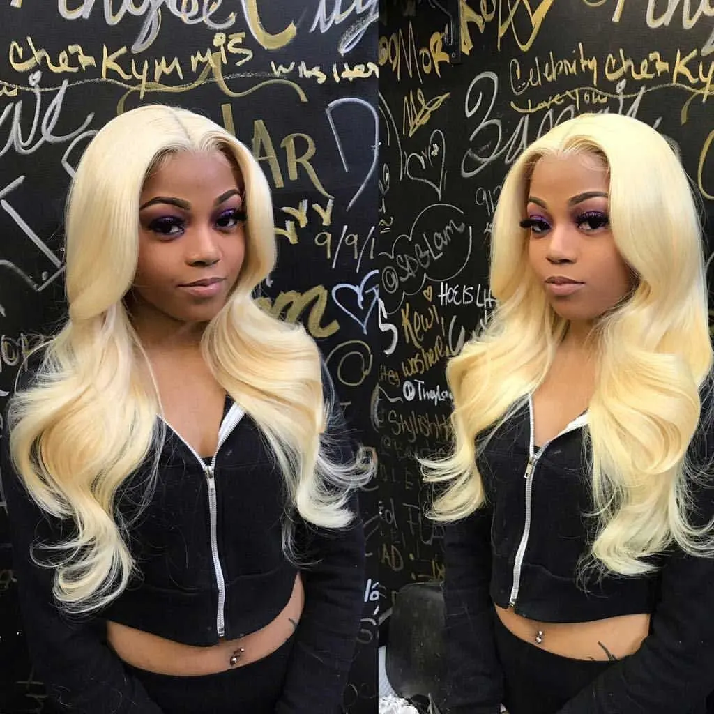 

YKB 613 HD Transparent Honey Blonde Body Wave 13x7 Lace Front Human Hair Wig For Women Brazilian Lace Frontal Wig PrePlucked