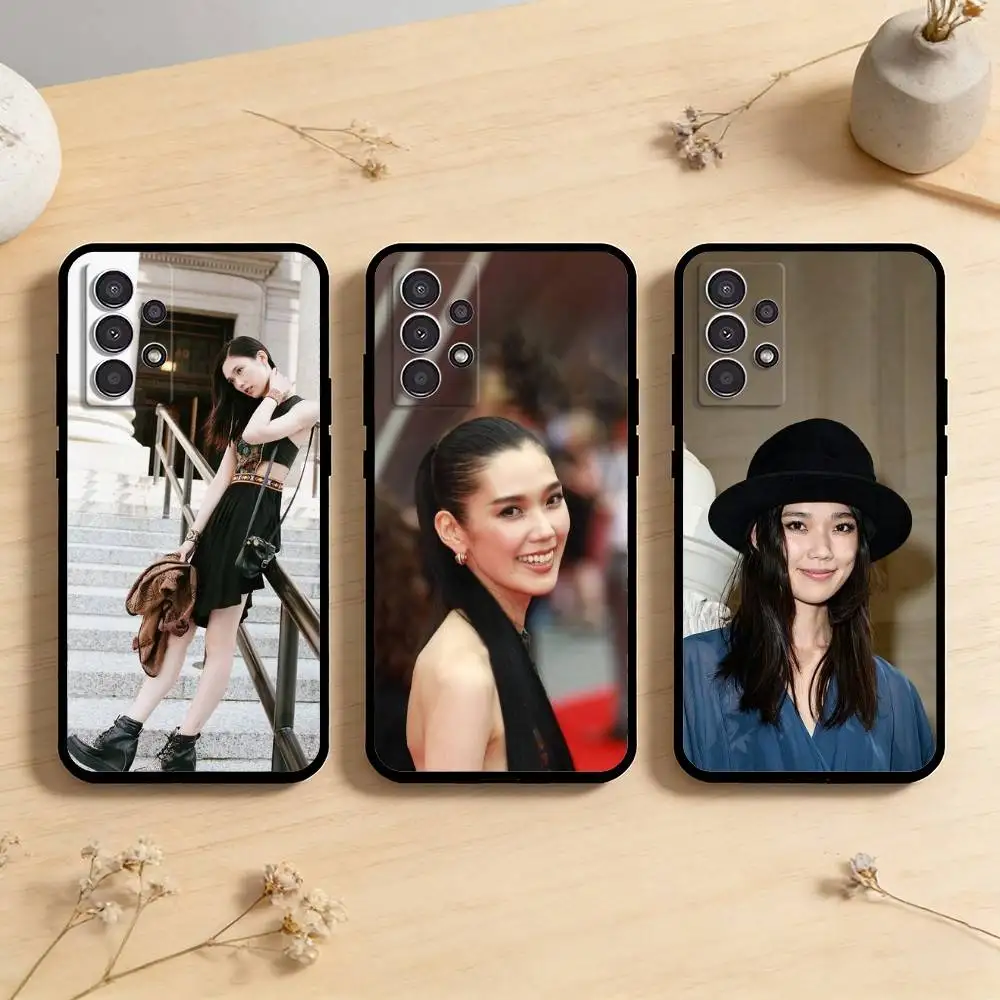 AAA Top Model T-Tao Okamoto Phone Case For Samsung Galaxy A73,A72,A71,A70,A53,A52,A51,Others Soft Black Cover