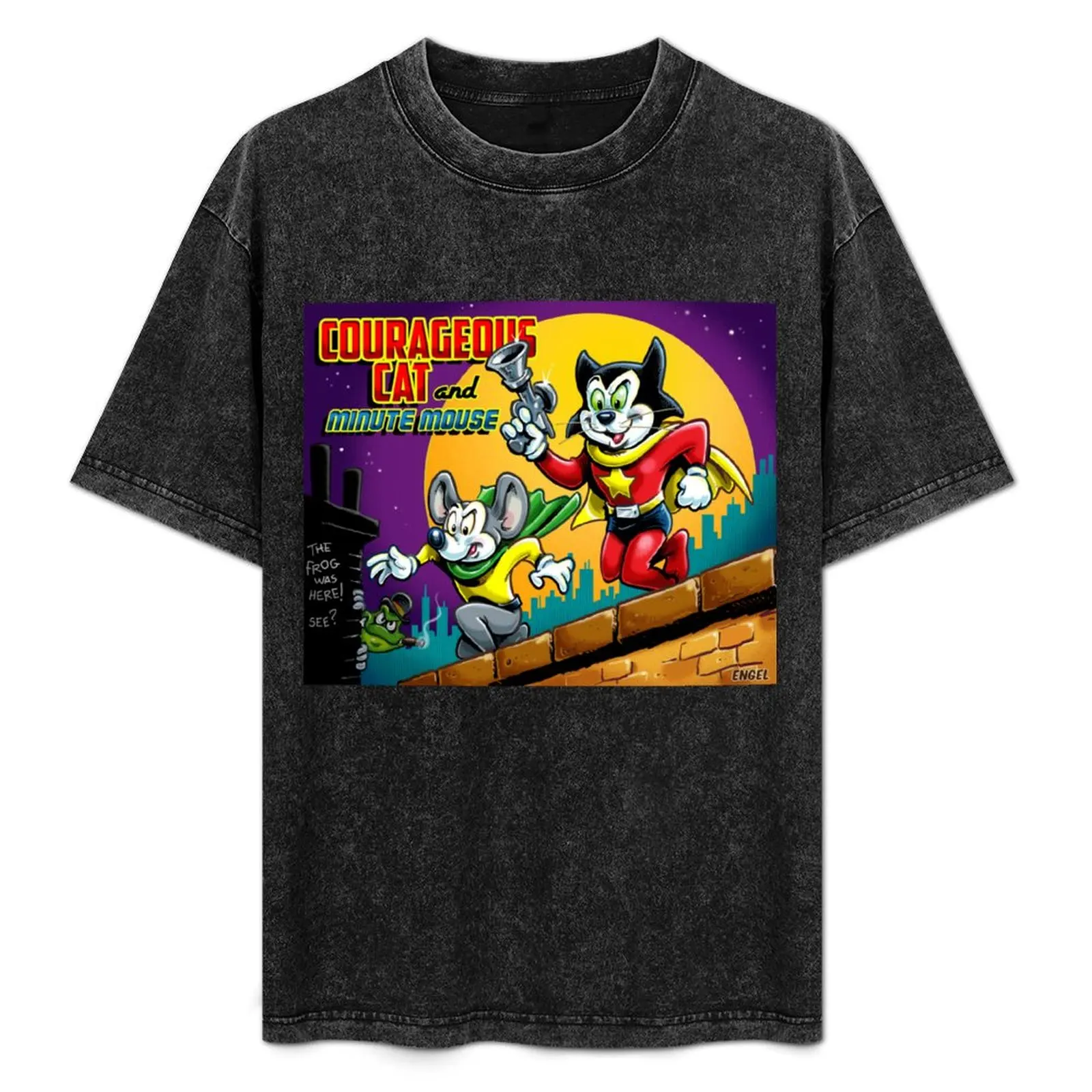 

COURAGEOUS & MINUTE T-Shirt man tshirt men t shirt cotton 100% t shirts for man cotton funny t shirt man casual T-Shirt