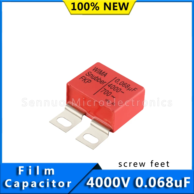 

1pcs New German WIMA Film Capacitor FKP1 4000V 0.068uF 4000v 683 screw feet Audio Infinity Capacitor