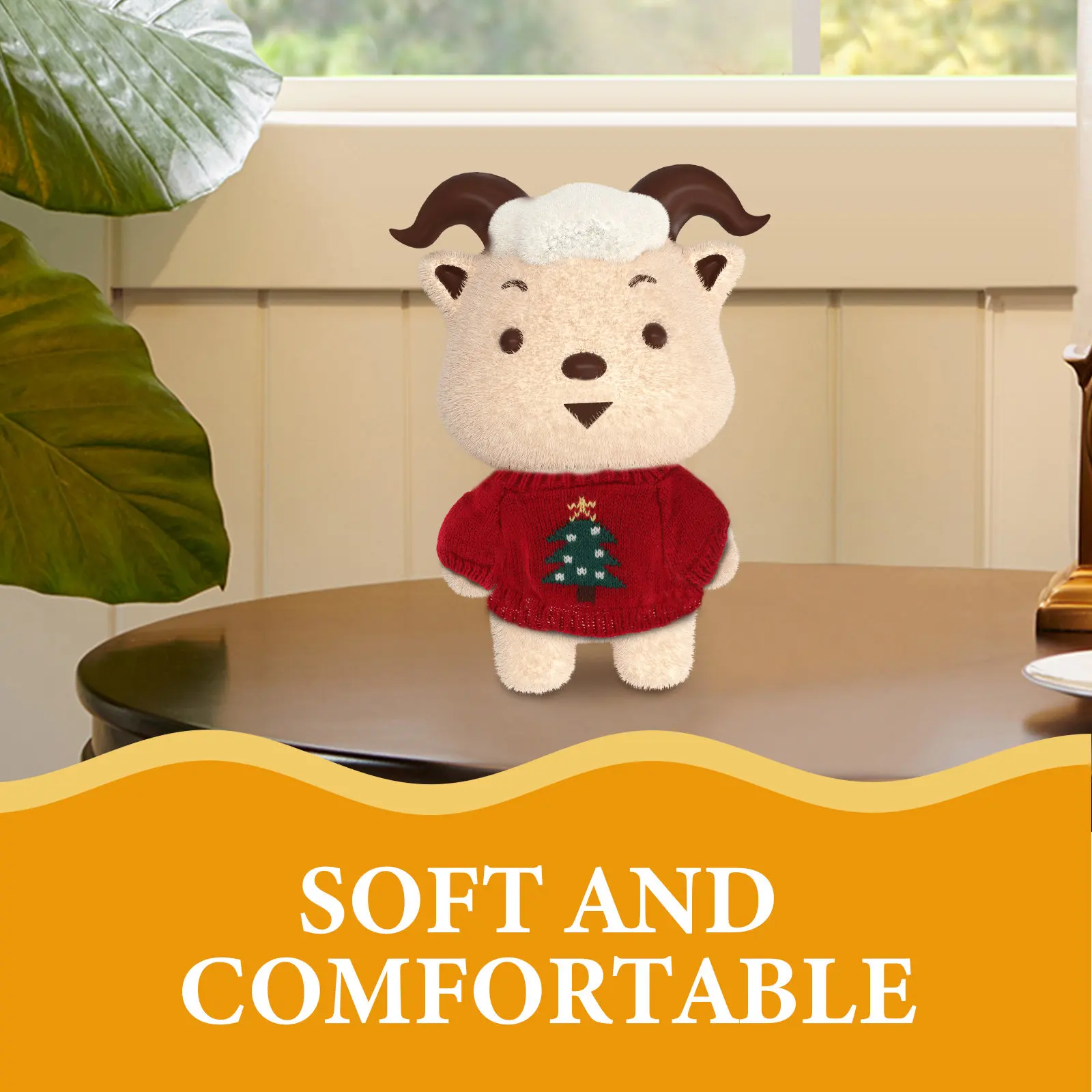 

Creative Woolen Yarn Bear Clothes Cute Sweater Set Soft Replaceable Wear Resistant Lovely Kids Costume Reusable Decorative