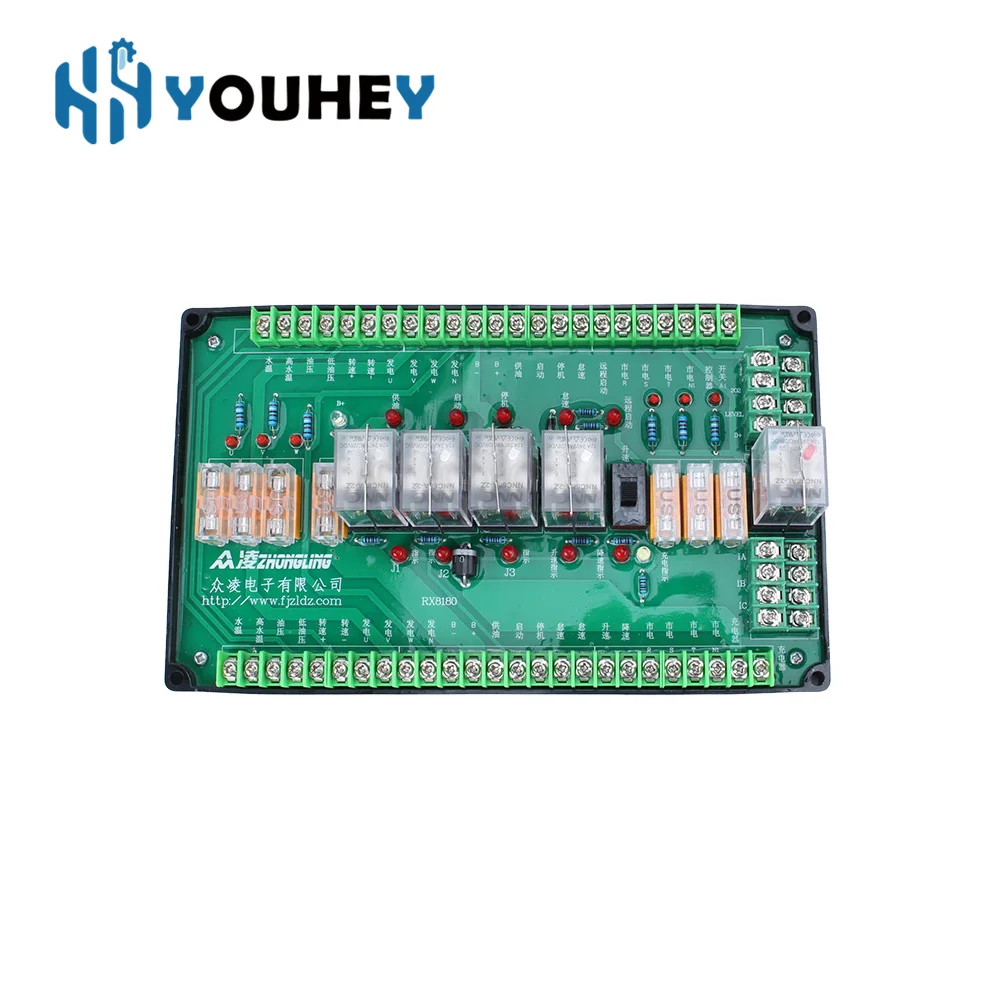 RX8180 control board relay alarm Diesel engine generator set