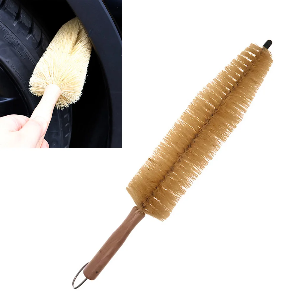 Car Wash Brush Wheel Rims Spoke Brush For Easy Cleaning Of Rims & Wheels Non-Slip Handle Wheel Cleaning Brushes