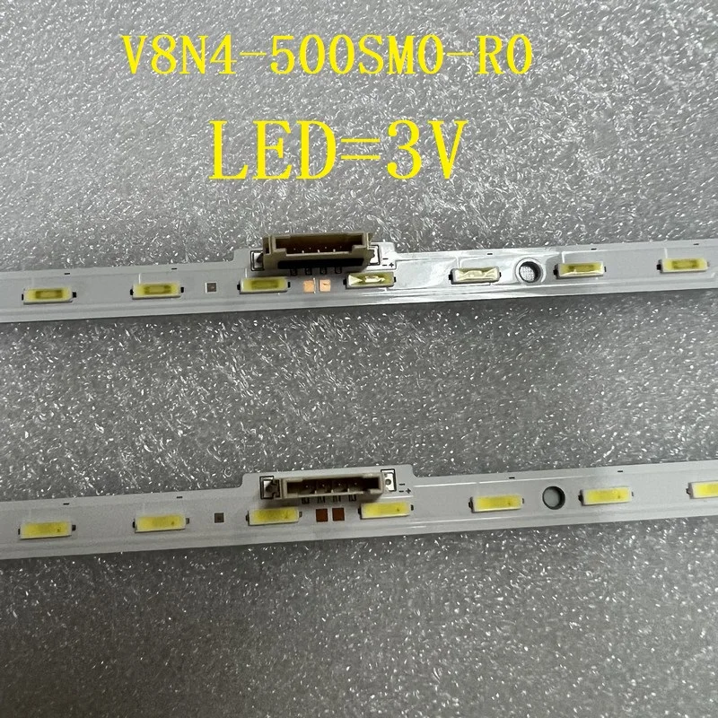 

38LED(3V) LED Backlight Strip For Samsung V8N4-500SM0-R0 BN96-46034A UE50RU7400 UE50RU7470 UE55NU7670 CY-NN050HGAVBV