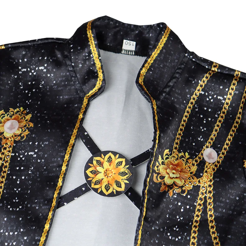 أزياء أنيمي زوي ميرا رومي التأثيرية شعر مستعار أسود للهالوين لملابس النساء