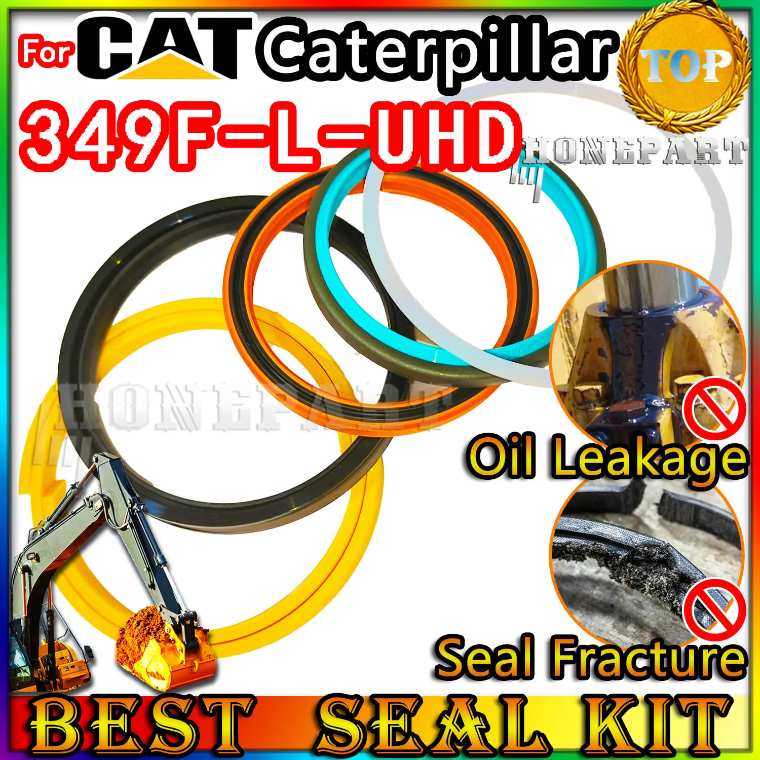 

Ремкомплект сальника экскаватора Caterpillar 349F-L-UHD 349F L UHD Set Pack Детали для обслуживания тяжелого главного экскаваторного оборудования