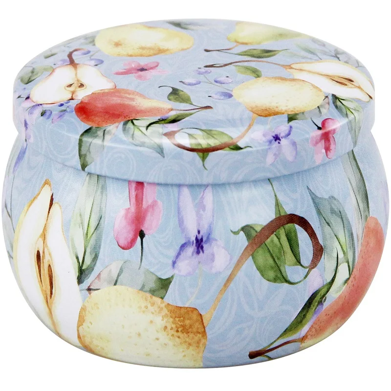 Exquisite Bohemian Patterns Scented Candles Tinplate Jar Gift for Valentine\'s Day and Mother\'s Day, for Relaxation Spa Yoga Gift