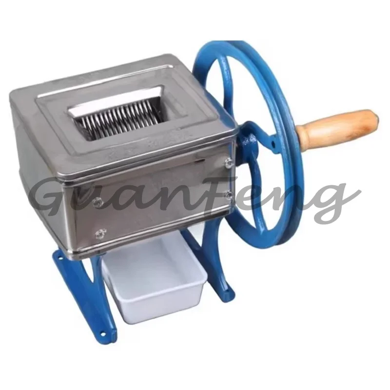 Multifunctional Stainless Steel Food Processing Machine, Electric Vegetable Cutter & Meat Grinder with Manual Meat Slicer