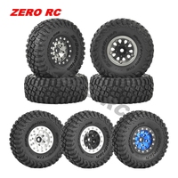 Aluminum 1.55 Beadlock Wheel Rim & Mud Tires Tyre Assembled Fit 1/10 RC TRUCK Axial 90069 YETI JR RC4WD D90 TF2 RGT MST Tamiya