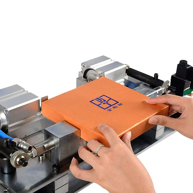 

Half hole punching machine for box