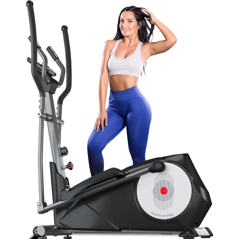 

Elliptical Exercise Machine for Home with Hyper-Quiet Magnetic Driving System, Elliptical Trainer with 22 Resistance Levels