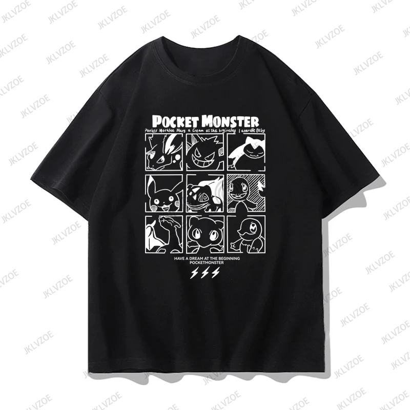miniso-verao-novo-pokemon-pikachu-meninos-meninas-dos-desenhos-animados-t-shirt-de-manga-curta-algodao-t-shirt-homens-roupas-oversized-kids-tops-adultos